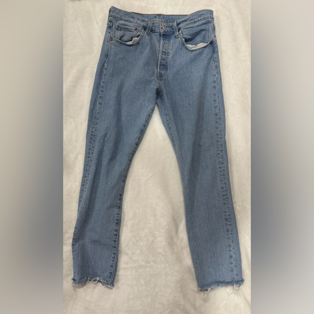 Levi’s Women’s 501s LIGHT BLUE SKINNY JEANS